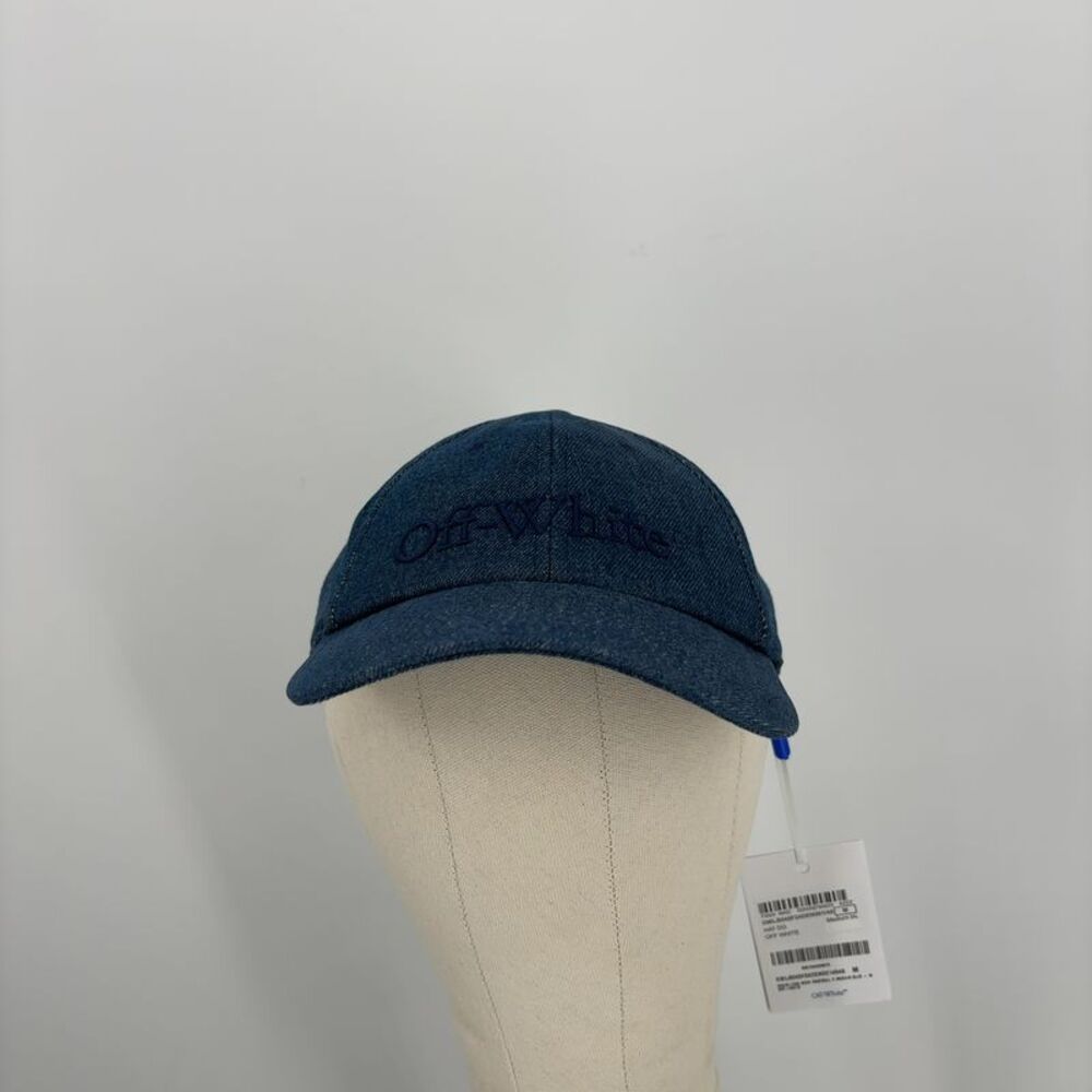 Off-White Denim Baseball Cap in Multicolor